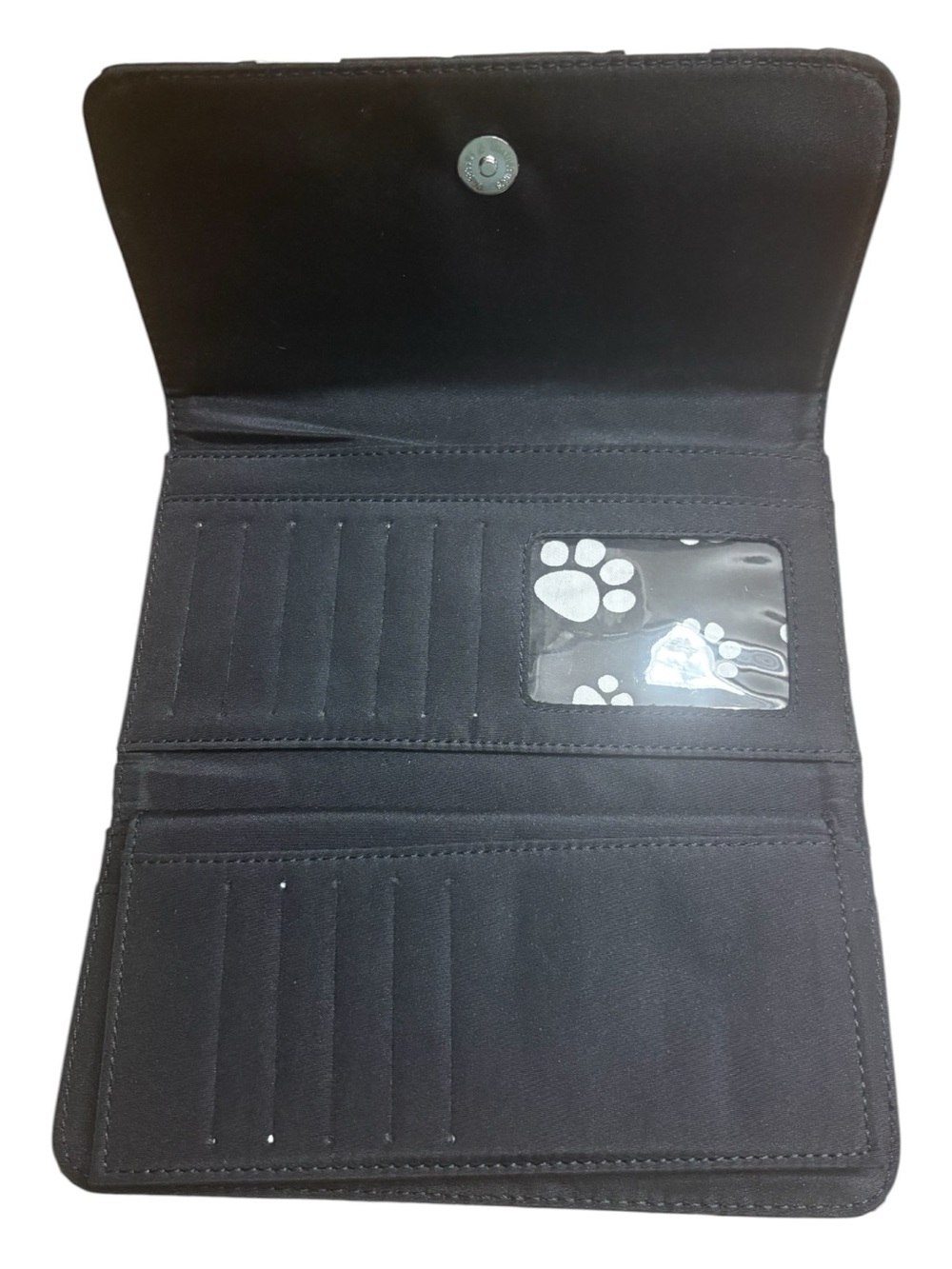 C. MARIE COLLECTION Dog Print Quilted Wallet with Paw Accent -- SUPER CUTE!!! - Picture 3 of 5